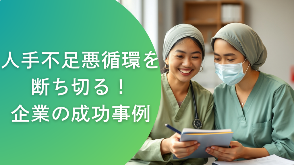 人手不足悪循環を断ち切る!企業の成功事例を紹介