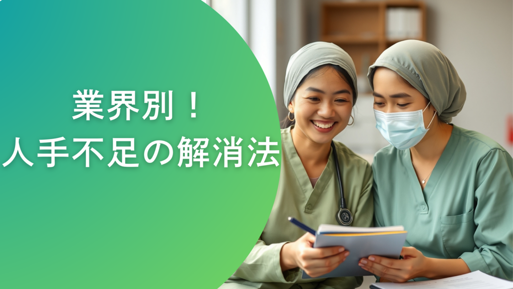 【業界別】人手不足解消!採用とテクノロジー活用法